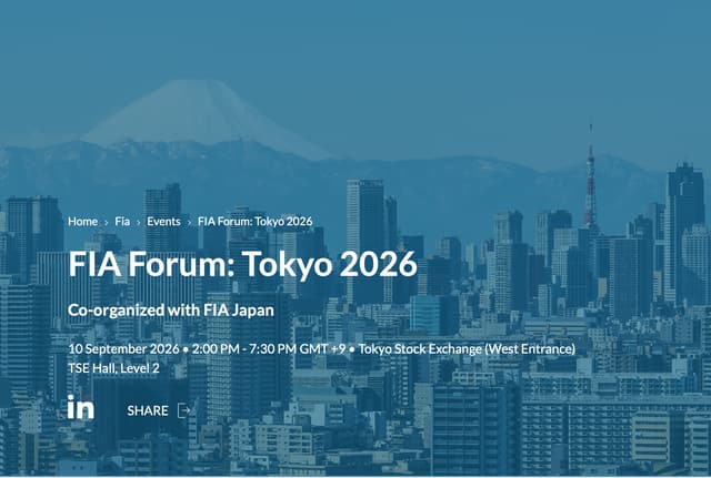 Futures Industry Association of Japan - FIA Japan の写真 2枚目